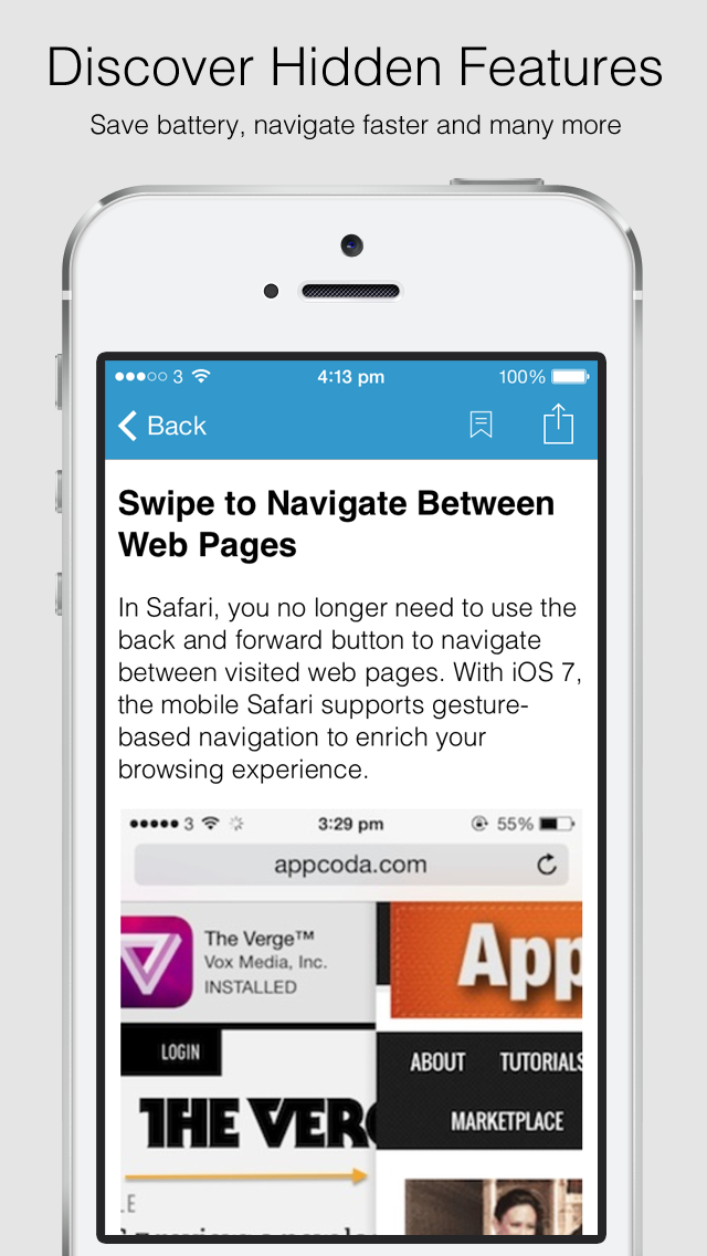 Screenshot #3 pour Secret Handbook for iOS 7 Lite - Tips & Tricks Guide for iPhone
