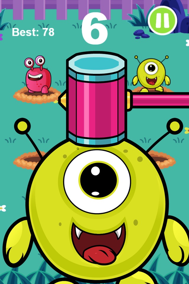 Whack An Alien Mole Invader - Smash The Cute Miner Invaders From Mars! screenshot 4