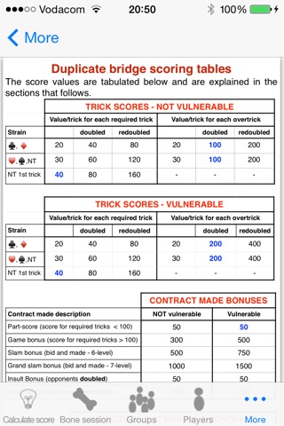 Score in Bridge screenshot 2