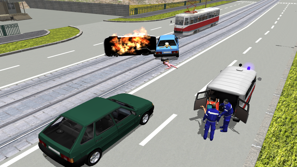 #4. Ambulance Simulator 3D (iOS) 由: LIMANSKYGAMES LTD