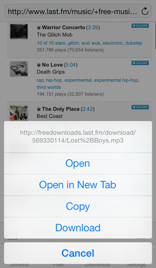 DownloadMate - Music, Video, File Downloader & Manager Screenshot