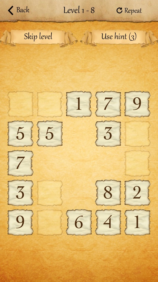 #2. Numbers Game - doodle logic quiz. Addictive number match puzzle (iOS) Podle: Anton Kartunov