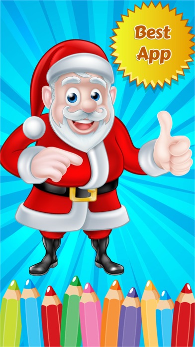 Screenshot #1 pour Christmas Coloring Book Dessin pour enfants Jeux