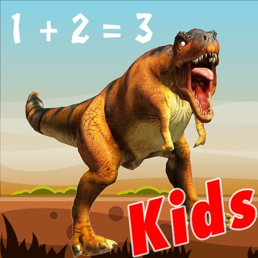Dino Math for Kids - Boost Your Brain Power with T. Rex Dinosaur Math Might Icon
