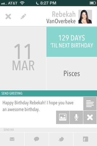 YMMD - Birthday Calendar + Reminder screenshot 4