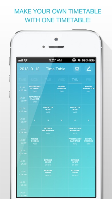1TimeTable screenshot1
