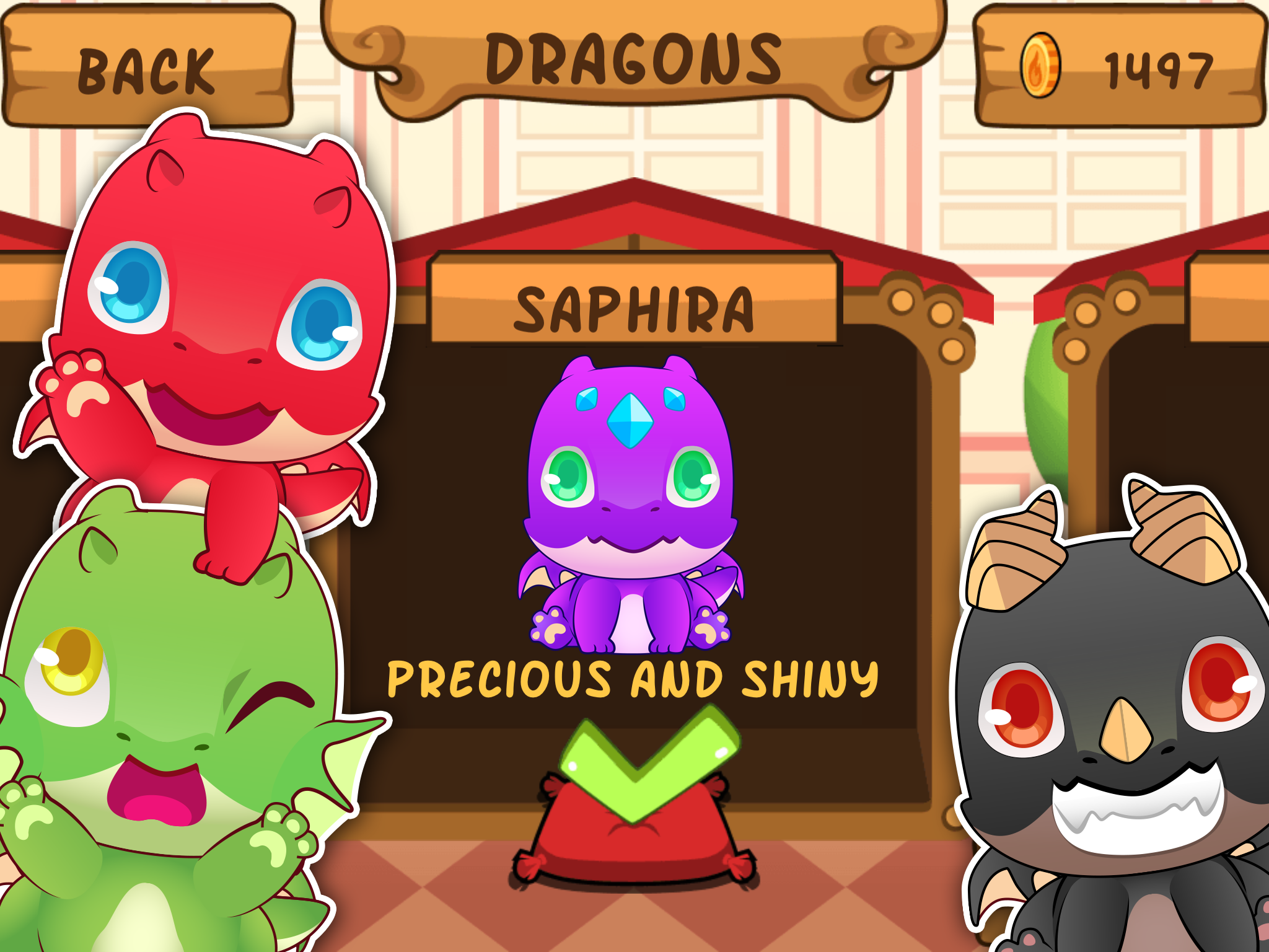 My Virtual Dragon - Pocket Pet Monster with Mini Games for Kids screenshot 7