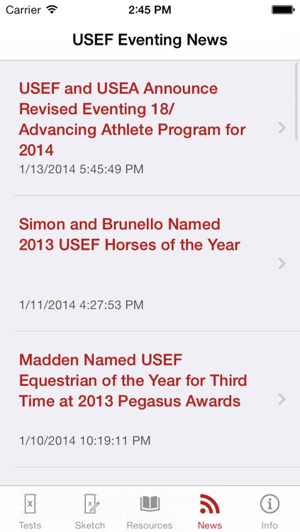 USEF EquiTests 4 - 2014 Eventing Dressage Tests screenshot-4