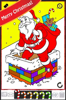 Game screenshot Christmas Coloring Book FREE: Snowy Xmas, Snowflakes, & Santa Claus Edition mod apk