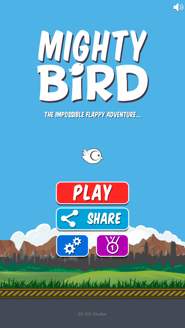 強大な 鳥 Mighty Bird: 不可能 ゆるい 冒険 終わりのない 空 飛行 旅 新しい 伝説の アクション ゲーム ヒーロー 小さな 翼 スーパー 大きい 視線 かわいい スマッシュ ヒット 顔 cute big eyes flappyのおすすめ画像2