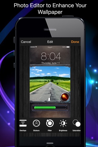 Smart Lock: Custom Lock and Home Screen Wallpaper for iOS 7 screenshot 2