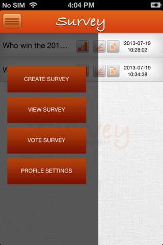 Survey iApp screenshot 3