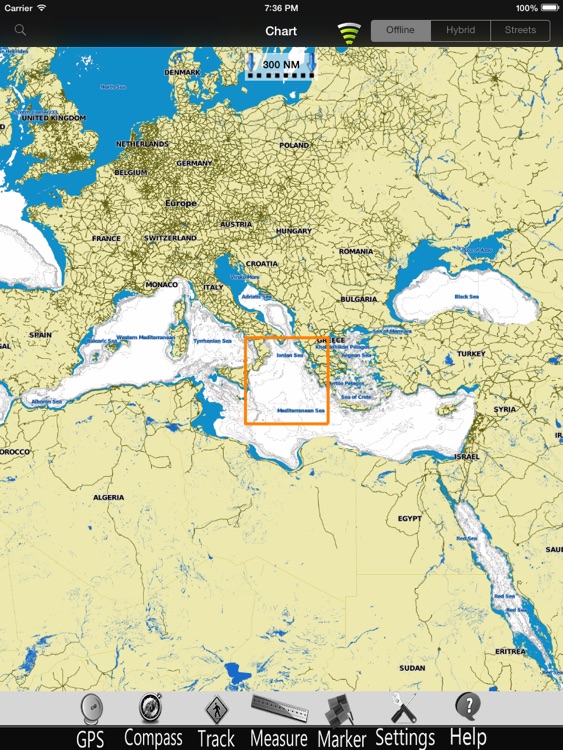 Greece West Nautical Chart HD screenshot-3
