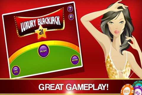 Luxury Blackjack 21 screenshot 2