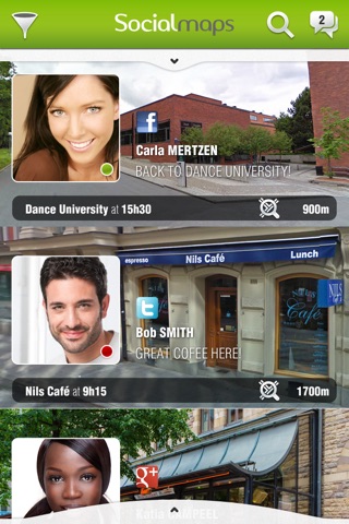 Socialmaps screenshot 2