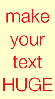 Yeller - Big text GIF messenger iphone bilder 0