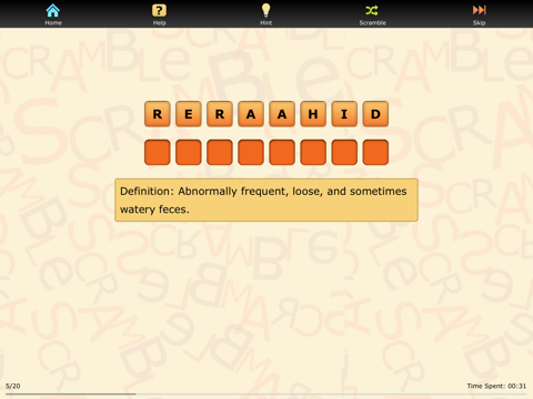 Screenshot #5 pour Med Term Scramble