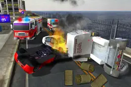 Game screenshot Fire truck emergency rescue 3D simulator free 2016 apk