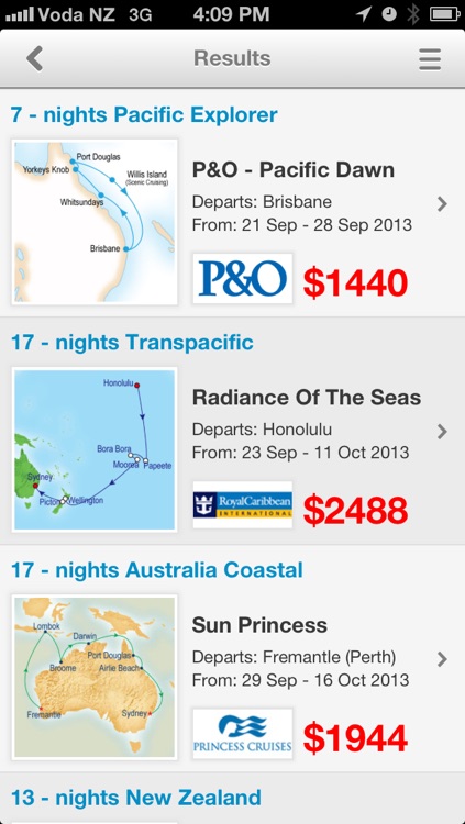 Cruise Sale Finder (AU)