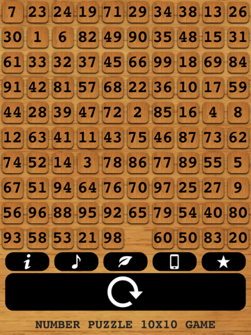Number Puzzle 10X10 Slider Free
