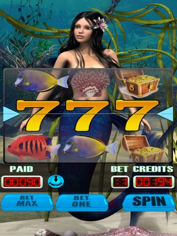 Mermaid Princess Fantasy Slots - 777 Vegas Style C - náhled