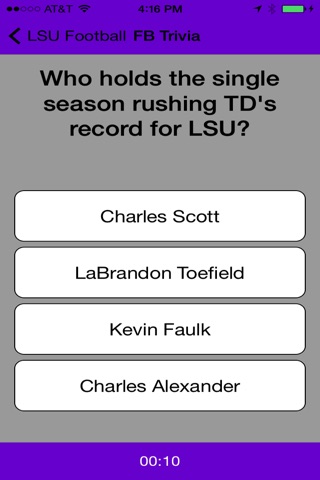 College Sports - LSU Football Edition screenshot 4