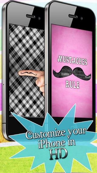 Mustache Mania for iOS7! - FREE HD Theme and Wallpaper Creatorのおすすめ画像2