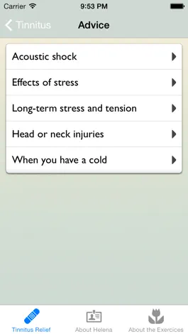 Game screenshot Tinnitus Relief by Helena Löwen-Åberg hack