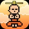 Flying a Tiny Monk with a propeller is not as easy as it looks: