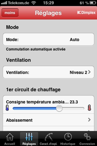 HeatPumpApp screenshot 2