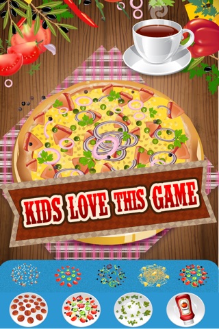 Hello My Delicious Pizza Diner Dress Up Maker Game - Love To Bake Virtual Kitchen Fun For Kids Edition - Free App screenshot 2