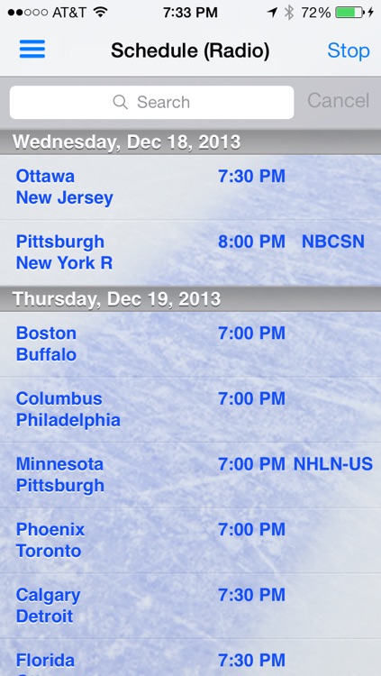 avLive - Pro Hockey Radio