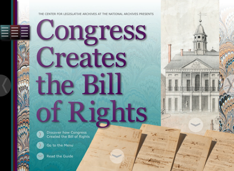 Congress Creates the Bill of Rights iPad screenshot 1 - Education app