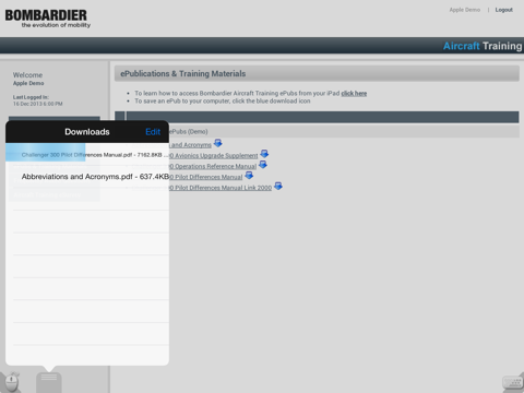 Screenshot #6 pour Bombardier Aircraft Training eLearning