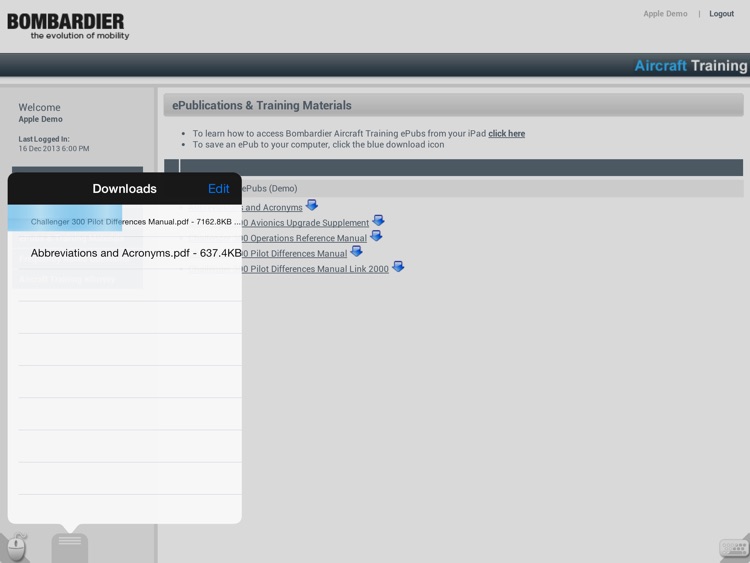 Bombardier Aircraft Training eLearning