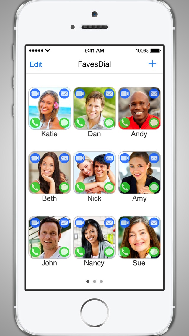 FavesDial - スピードダイヤラのスクリーンショット1 FavesDial - スピードダイヤラのスクリーンショット1