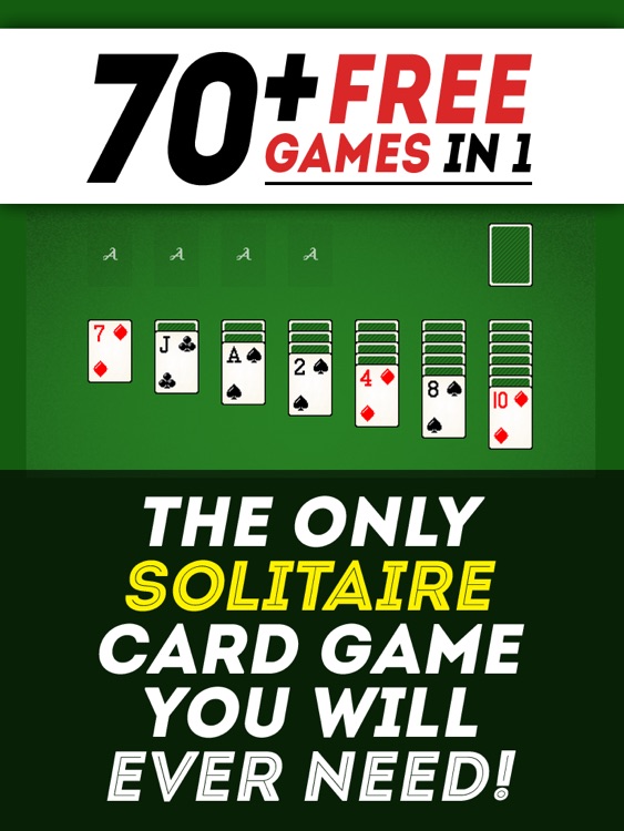 70+ Solitaire Free for iPad HD Card Games