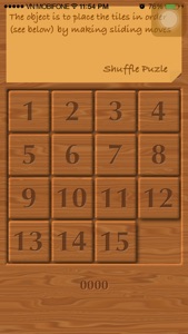 15 puzzle - Gem Puzzle, Boss Puzzle, Game of Fifteen, Mystic Square screenshot #2 for iPhone