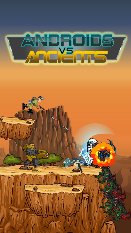 Androids vs Ancients – Robot Soldiers Fighting Ancient Beasts