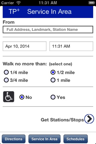 MTA TripPlanner screenshot 3