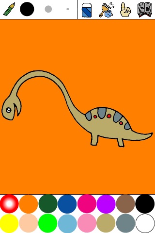 Dino Coloring for Kids : iPhone edition screenshot 3
