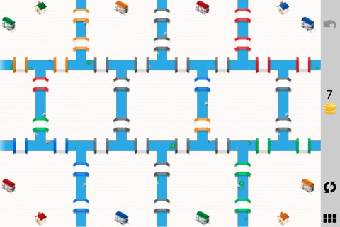 橋渡りパズルゲームHD screenshot 2