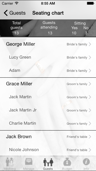 Wedding - Wedding Planner complete iPhone screenshot 3 - Lifestyle app