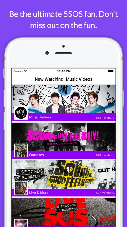 Fan Club - 5SOS Live Chat, Music, Videos App