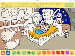 Kids Bible Coloring Book screenshot #1 for iPad