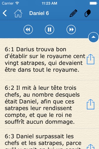 Audio Bible in French (La Sainte Bible en Français par Louis Segond) screenshot 3