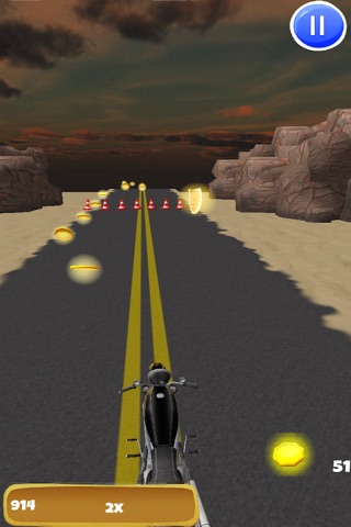 3D Motorcycle Highway Racing: Road Rampage Edition - FREE screenshot 4