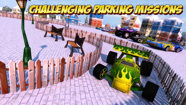 3D Toy Car Parking Simulator 2014 - Cartoon Car, Bus & Truck Driving,  Parking & Racing Games Free screenshot-3