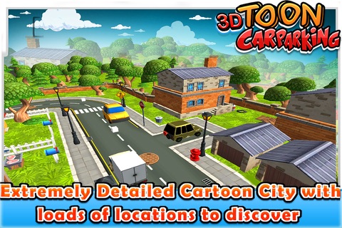 3D Toon Car Parking ( Driving Cartoon  Game for Boys and Girls ) screenshot 2