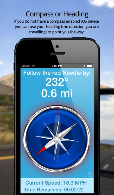 Crow Compass - As the Crow Flies GPS Navigation!